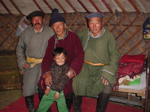 モンゴル民族衣装デール
